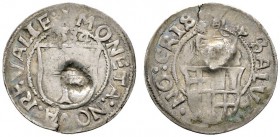 Ausländische Münzen und Medaillen 
 Baltikum-Livländischer Orden 
 Walter von Plettenberg 1494-1535 
 Ferding 1534 -Reval-. Jahreszahl über Hochmei...