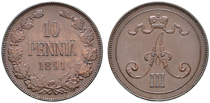Ausländische Münzen und Medaillen 
 Finnland (unter russischer Herrschaft) 
 A...