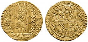 Ausländische Münzen und Medaillen 
 Frankreich-Königreich 
 Charles V. 1364-1380 
 Franc a' Pied o.J. Von vorn stehender König mit geschultertem Sc...