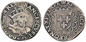 Ausländische Münzen und Medaillen 
 Frankreich-Königreich 
 Francois I. 1515-1547 
 Teston o.J. -Paris-. 23e Type. Gekröntes Brustbild im Harnisch ...