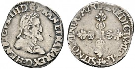 Ausländische Münzen und Medaillen 
 Frankreich-Königreich 
 Henri IV. 1589-1610 
 Quart de Franc 1594 -Lyon-. Dupl. 1213 A, Ciani 1548 ff, Laf. 106...