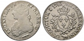Ausländische Münzen und Medaillen 
 Frankreich-Königreich 
 Louis XVI. 1774-1793 
 Ecu aux lauriers du Béarn 1783 -Pau-. Gad. 356a, Ciani 2187, Dup...