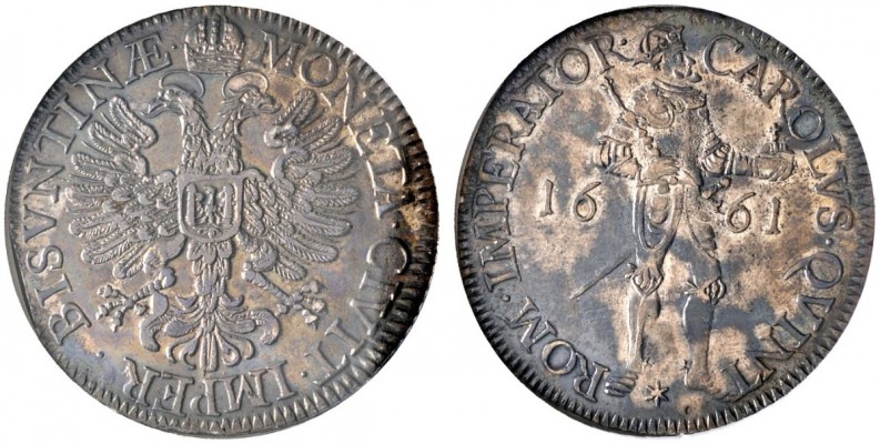 Ausländische Münzen und Medaillen 
 Frankreich-Besancon 
 Taler 1661. Gekrönte...