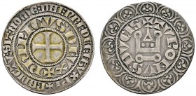 Ausländische Münzen und Medaillen 
 Frankreich-Lothringen 
 Ferry IV. 1312-1329 
 Gros tournois o.J. Kreuz in doppelter Umschrift / Stilisiertes Ki...