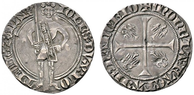 Ausländische Münzen und Medaillen 
 Frankreich-Lothringen 
 Jean I. 1346-1390 ...