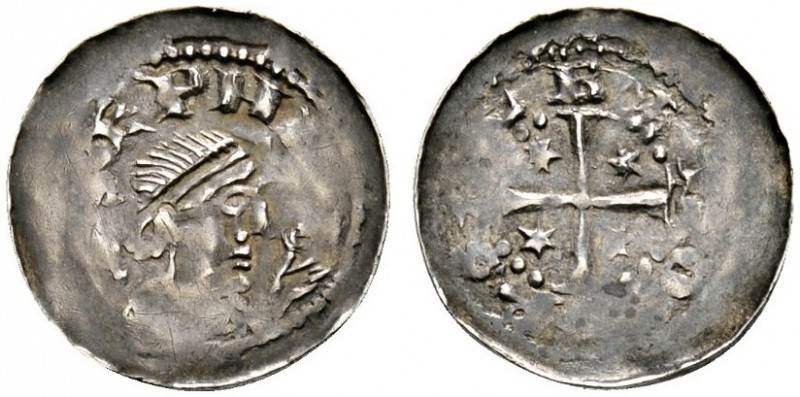 Ausländische Münzen und Medaillen 
 Frankreich-Metz, Bistum 
 Adalberon IV. 10...