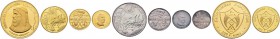 Ausländische Münzen und Medaillen 
 Fujairah, Emirat 
 Muhammad bin Hamad al-Sharqi 1952-1974 
 8-tlg. Münzensatz 1969. Auf den Herrscher, Olympiad...