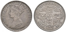 Ausländische Münzen und Medaillen 
 Großbritannien 
 Victoria 1837-1901 
 Florin 1865. Gothic type. Stempel-Nr. 3. Spink 3892.
 besserer Jahrgang,...