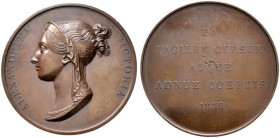 Ausländische Münzen und Medaillen 
 Großbritannien 
 Victoria 1837-1901 
 Große Bronzemedaille 1838 von B. Pistrucci, auf die Krönung. Jugendliche,...