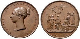 Ausländische Münzen und Medaillen 
 Großbritannien 
 Victoria 1837-1901 
 Bronzemedaille 1838 von T.W. Ingram, auf die Krönung. Jugendliche Büste m...