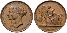 Ausländische Münzen und Medaillen 
 Großbritannien 
 Victoria 1837-1901 
 Bronzemedaille 1840 von T. Halliday, auf die Geburt der Prinzessin Victor...
