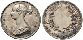 Ausländische Münzen und Medaillen 
 Großbritannien 
 Victoria 1837-1901 
 Silberne Prämienmedaille o.J. (um 1840/50) von W.J. Taylor, der Königlich...