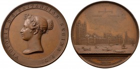 Ausländische Münzen und Medaillen 
 Großbritannien 
 Victoria 1837-1901 
 Bronzemedaille o.J. (1847) von J. Davis, auf die Eröffnung des neuen Parl...