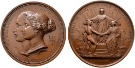 Ausländische Münzen und Medaillen 
 Großbritannien 
 Victoria 1837-1901 
 Große bronzene Prämienmedaille, sogen. Council Medal 1851 von W. Wyon und...