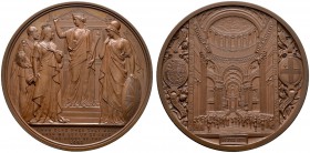 Ausländische Münzen und Medaillen 
 Großbritannien 
 Victoria 1837-1901 
 Große Bronzemedaille 1872 von J.S. und A.B. Wyon, auf die Königin, den Pr...