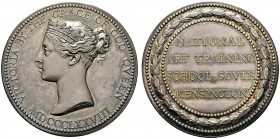 Ausländische Münzen und Medaillen 
 Großbritannien 
 Victoria 1837-1901 
 Silberne Prämienmedaille 1878 von W. Wyon, der Nationalen Kunstschule zu ...