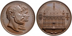 Ausländische Münzen und Medaillen 
 Großbritannien 
 Victoria 1837-1901 
 Große Bronzemedaille 1882 von J.S. und A.B. Wyon, auf die Eröffnung der N...