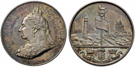 Ausländische Münzen und Medaillen 
 Großbritannien 
 Victoria 1837-1901 
 Silbermedaille 1897 von F. Bowcher, auf das 60-jährige Regierungsjubiläum...