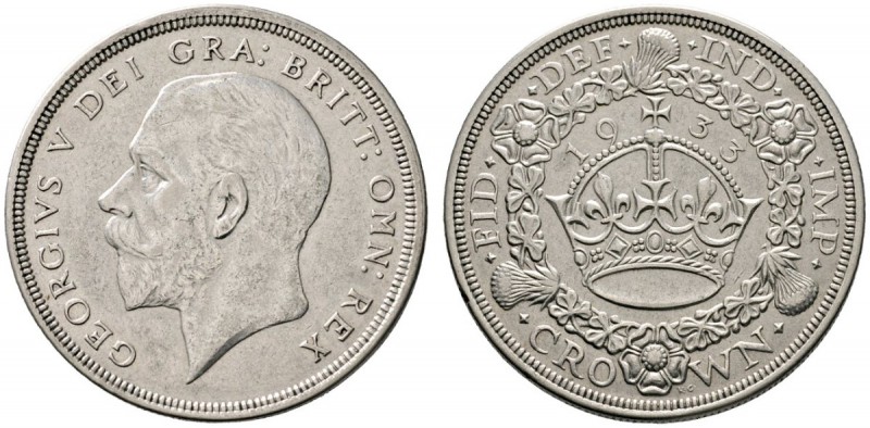 Ausländische Münzen und Medaillen 
 Großbritannien 
 George V. 1910-1937 
 Cr...
