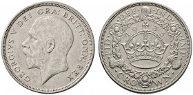 Ausländische Münzen und Medaillen 
 Großbritannien 
 George V. 1910-1937 
 Crown 1933. Spink 4036, Dav. 110.
 sehr schön-vorzüglich