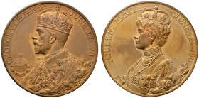 Ausländische Münzen und Medaillen 
 Großbritannien 
 George V. 1910-1937 
 Bronzemedaille 1911 von B. Mackennal, auf die Krönung. Wie vorher. Eimer...