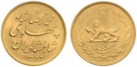 Ausländische Münzen und Medaillen 
 Iran-Pahlavi-Dynastie 
 Mohammad Reza Pahlavi Shah SH 1320-1358 / AD 1941-1979 
 Pahlevi AH 1322 (1943) -Tehera...