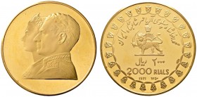 Ausländische Münzen und Medaillen 
 Iran-Pahlavi-Dynastie 
 Mohammad Reza Pahlavi Shah SH 1320-1358 / AD 1941-1979 
 2.000 Rials 1971. 2500 Jahre p...