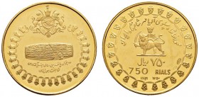 Ausländische Münzen und Medaillen 
 Iran-Pahlavi-Dynastie 
 Mohammad Reza Pahlavi Shah SH 1320-1358 / AD 1941-1979 
 750 Rials 1971. 2500 Jahre per...