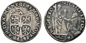 Ausländische Münzen und Medaillen 
 Italien-Mantua 
 Francesco III. Gonzaga 1540-1550 
 Giulio o.J. MIR 495 (R3), CNI 19/29. 3,17 g
 sehr selten, ...