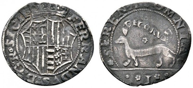 Ausländische Münzen und Medaillen 
 Italien-Neapel und Sizilien 
 Ferdinand I....