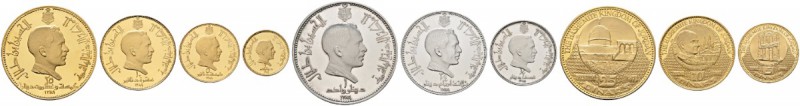 Ausländische Münzen und Medaillen 
 Jordanien 
 Hussein II. 1952-1999 
 7-tlg...