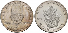 Ausländische Münzen und Medaillen 
 Komoren 
 5.000 Francs 1976. Said Mohamed Cheikh. KM 10. 41,04 g Feinsilber. Auflage lt. KM nur 700 Exemplare
 ...
