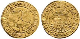 Ausländische Münzen und Medaillen 
 Niederlande-Overijssel 
 Philipp II. von Spanien 1555-1598 
 Doppeldukat (Dubbele dukaat) spanischen Typs o.J. ...