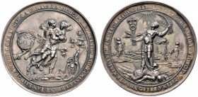 Ausländische Münzen und Medaillen 
 Polen-Danzig, Stadt 
 Wladislaw IV. 1632-1648 
 Silbermedaille o.J. (nach 1644-1648) von S. Dadler, auf die Prä...