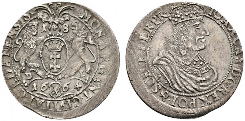 Ausländische Münzen und Medaillen 
 Polen-Danzig, Stadt 
 Johann Casimir 1648-...