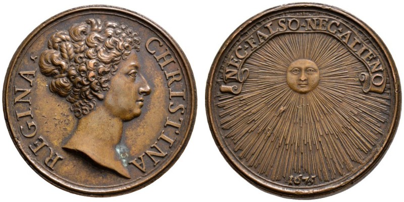 Ausländische Münzen und Medaillen 
 Schweden 
 Christina 1632-1654 
 Bronzeme...