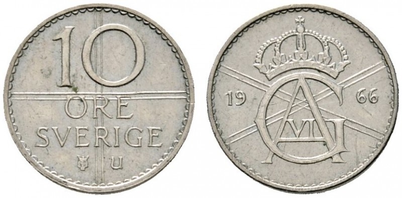 Ausländische Münzen und Medaillen 
 Schweden 
 Gustav VI. Adolph 1950-1973 
 ...