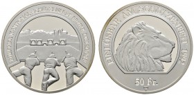 Ausländische Münzen und Medaillen 
 Schweiz-Eidgenossenschaft 
 Schützentaler (zu 50 Franken) 1992. Zürcher Kantonal-Schützenfest zu Dielsdorf. HMZ ...