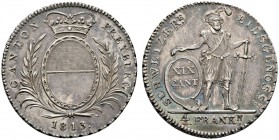 Ausländische Münzen und Medaillen 
 Schweiz-Freiburg 
 Neutaler zu 4 Franken 1813. DT 104, HMZ 2-283a, Dav. 363. Auflage: 2.429 Exemplare
 Prachtex...