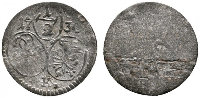 Ausländische Münzen und Medaillen 
 Schweiz-Obwalden 
 1/2 Kreuzer 1730. Zwei ...