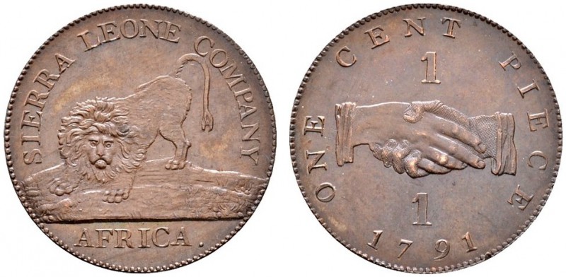 Ausländische Münzen und Medaillen 
 Sierra Leone. Sierra Leone Company (Britisc...