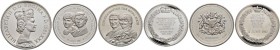 Ausländische Münzen und Medaillen 
 Südafrika 
 Republik 
 Lot von 3 Silbermedaillen der Jahre 1981-1983 aus der Münzstätte Cape Town. &quot;Specia...
