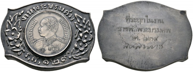 Ausländische Münzen und Medaillen 
 Thailand/Siam 
 Rama V. (Chulalongkorn) 18...