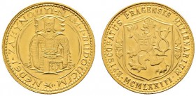 Ausländische Münzen und Medaillen 
 Tschechoslowakei 
 Tschechische Republik 
 Dukat 1973. Auf die Milleniumsfeier des Bistums Prag. St. Wenzel ste...