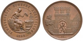 Ausländische Münzen und Medaillen 
 Ungarn-Siebenbürgen 
 Michael I. Apafi 1661-1690 
 Bronzemedaille 1869 von J. Tautenhayn, auf die Gewerbe-Ausst...