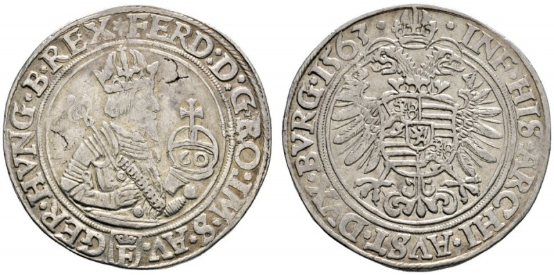 Römisch-Deutsches Reich 
 Haus Habsburg 
 Ferdinand I. 1521-1564 
 Guldentale...