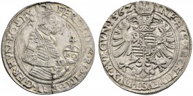 Römisch-Deutsches Reich 
 Haus Habsburg 
 Ferdinand I. 1521-1564 
 Guldentaler zu 60 Kreuzer 1562 -Kuttenberg-. Ohne Münzmeisterzeichen. Markl 1192...