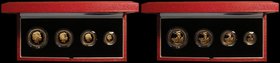 Britannia Gold Proof Set 1999 the 4-coin set comprising &pound;100 One Ounce, &pound;50 Half Ounce, &pound;25 Quarter Ounce and &pound;10 One Tenth Ou...