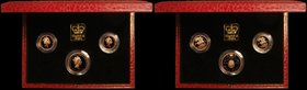 The 1994 United Kingdom Gold Three Coin Sovereign Collection, Two Pounds - Tercentenary of the Bank of England, Sovereign and Half Sovereign S.PGS21 F...
