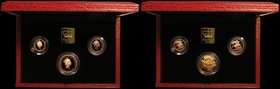 The 1995 United Kingdom Gold Three Coin Sovereign Collection, Two Pounds Peace Dove, Sovereign and Half Sovereign S.PGS23 nFDC to FDC in the Royal Min...
